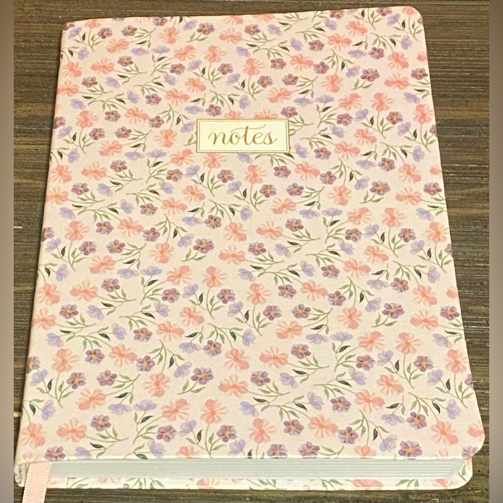 Floral Pink and Purple Notebook